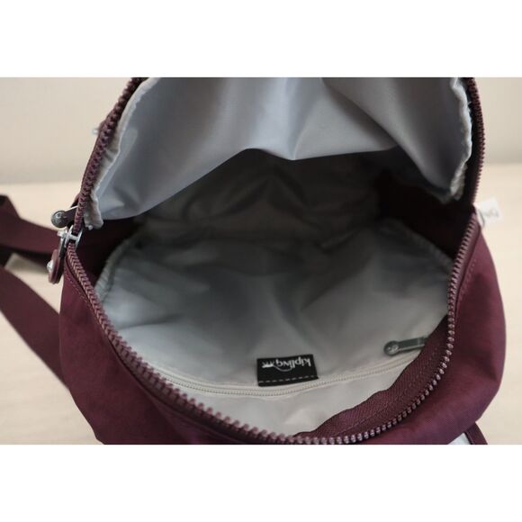 Kipling KI9450-5CU Women's O/S Dark Plum Tonal Queenie Backpack - Picture 4 of 9